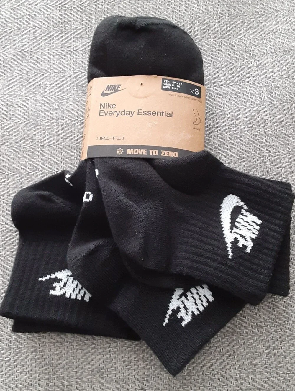 Nike Everyday Essential Ankle Women Socks ( 3pk  )